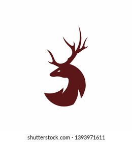 Deer Hunting Logo Vector Stock