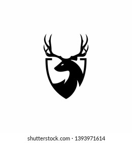 Deer Hunting Logo Vector Stock