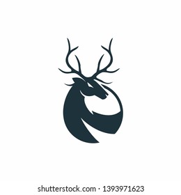 Deer Hunting Logo Vector Stock