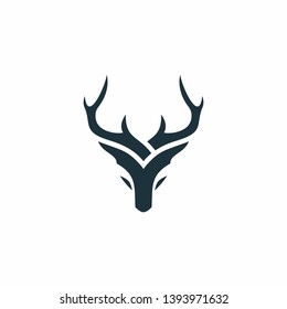 Deer Hunting Logo Vector Stock Stock Vector (Royalty Free) 1393971632 ...