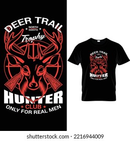 Deer Hunting T Shirt Design