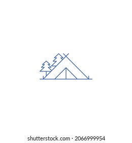 Vector de icono de tienda de caza de venados