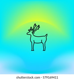 deer, icon