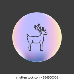 deer, icon