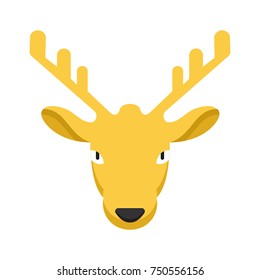 Deer icon animal vector logo design illustration
