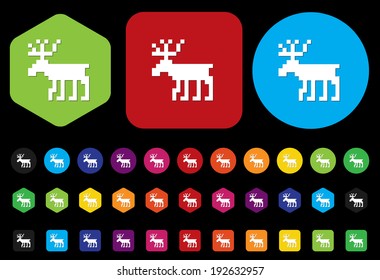 deer icon / button