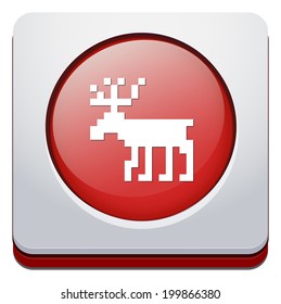 deer icon / button