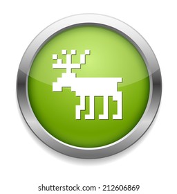 deer icon / button