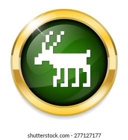 deer icon / button