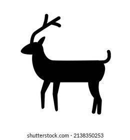 deer icon, editable stroke. best used for web, banner, flayer or application. vector illustration EPS 10 File Format