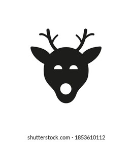 deer icon element of christmas icon for mobile concept and web apps. Thin line deer icon can be used for web and mobile. Premium icon on white background