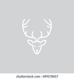  Deer icon Flat .
