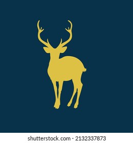 Deer Icon Flat Graphic Design - Illustration