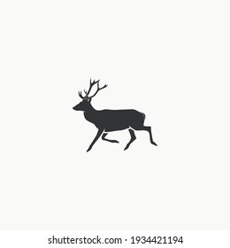 Deer icon graphic design vector illustration