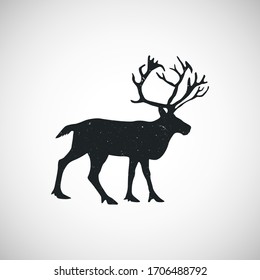 Deer icon. Illustration of vector concept for design. isolated in a white background