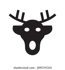deer icon or logo isolated sign symbol vector illustration - high quality black style vector icons
