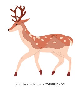 Deer icon on white background