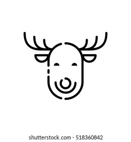 Deer, icon, Pictogram