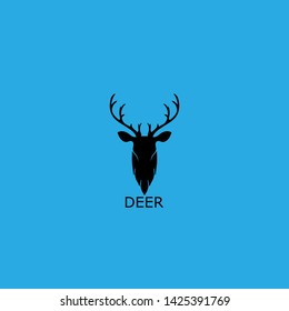 deer icon sign signifier vector