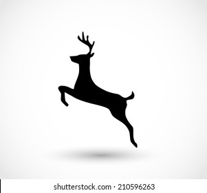 Deer icon vector