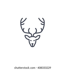 Deer icon vector