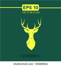 Deer icon vector