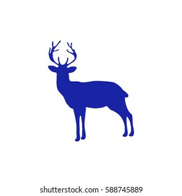 deer icon vector illustration