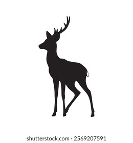 deer icon vector illustration background design