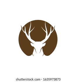 Deer icon Vector Illustration design Logo template