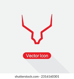 Deer Icon Vector Illustration Esp10