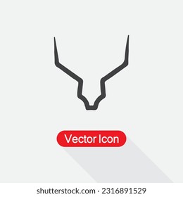 Deer Icon Vector Illustration Esp10
