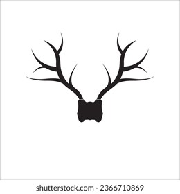 DEER ICON VECTOR ILLUSTRATION SYMBOL DESIGN