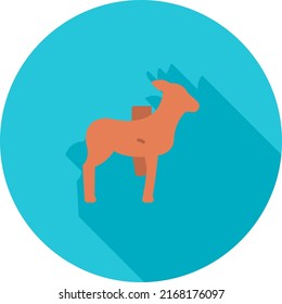 Deer icon vector image. Can also be used for Village. Suitable for mobile apps, web apps and print media.