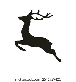 Deer illustration on a white background.