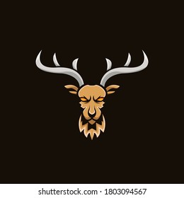 
deer illustration. suitable for clothes, jackets, esport logos and others