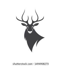 Deer ilustration logo vector template