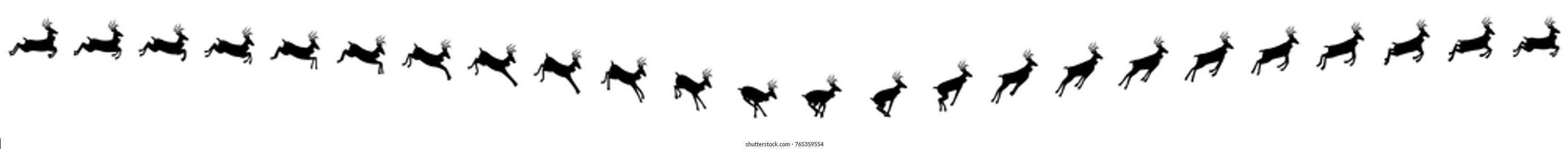 Deer Jumping Animation sprite sheet