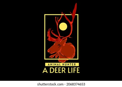 a deer life retro design