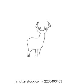 Deer Line Art concept for commercial uses