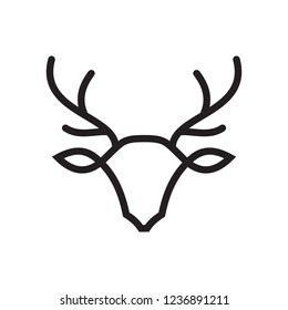 Deer Line Art Illustration Stock Vector (Royalty Free) 774461218 ...