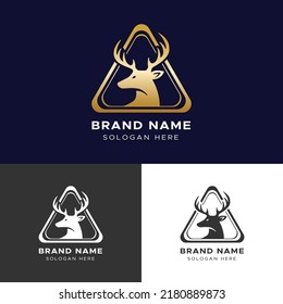 Deer Logo _ Vintage Deer Logo Template