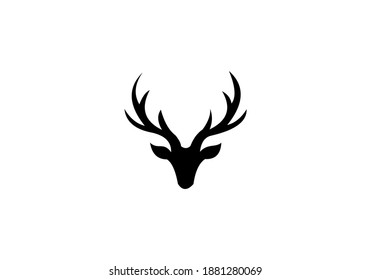 deer logo animal vector design