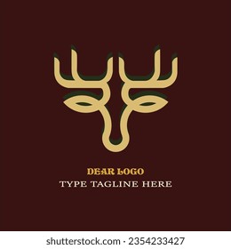 Deer logo for corporation and organization and company. corporate logo with deer icon