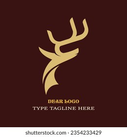 Deer logo for corporation and organization and company. corporate logo with deer icon