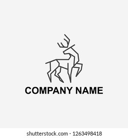 Deer logo design