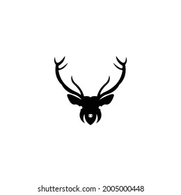 deer logo design abstract vector illustration