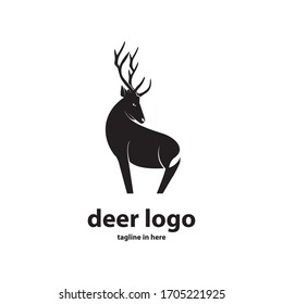 The deer logo design concept 