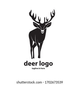 The deer logo design concept is simple, easy to remember, suitable for technology companies, agriculture, animal husbandry and the environment