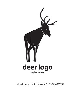 The deer logo design concept is simple, easy to remember, suitable for technology companies, agriculture, animal husbandry and the environment