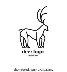 The deer logo design